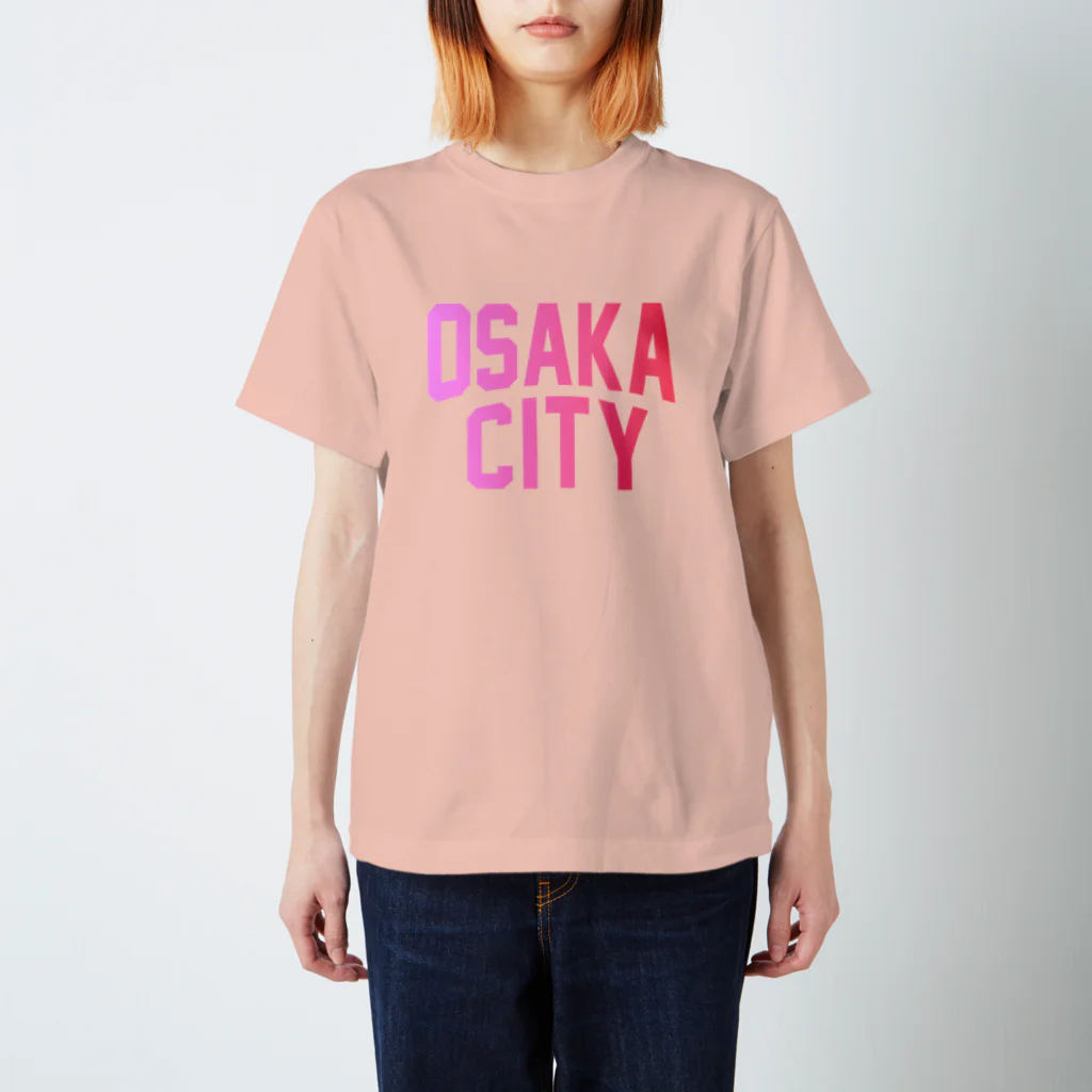 JIMOTO Wear Local Japanの大阪市 OSAKA CITY スタンダードTシャツ