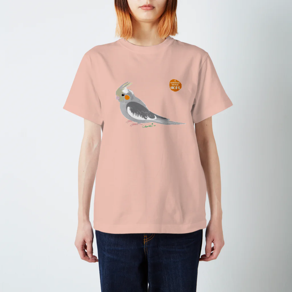 LittleLoroのオカメインコ ひな スケッチ 中雛 ほぺちゃん 0456 Regular Fit T-Shirt