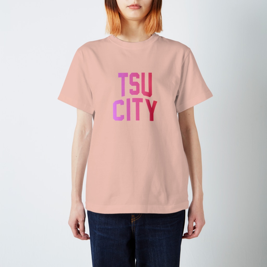 JIMOTO Wear Local Japanの津市 TSU CITY Regular Fit T-Shirt