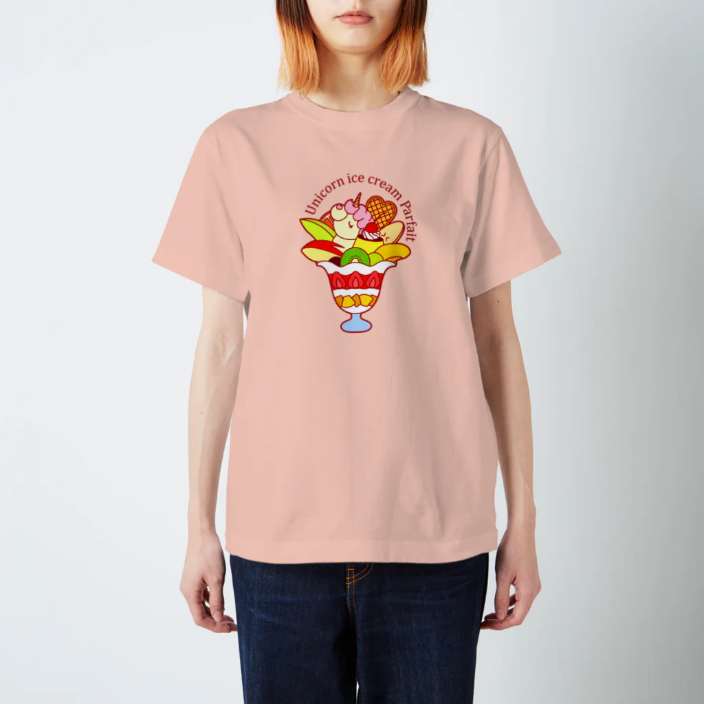 chelsieのユニコーンアイスクリームパフェ スタンダードTシャツ