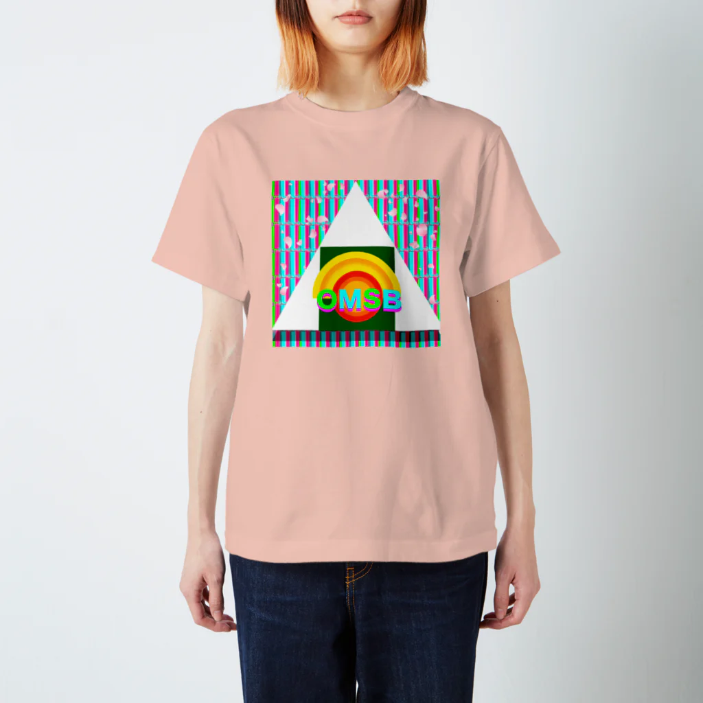 ✨🌈✨ユラクラカン🇯🇵 ✨🌈✨の🍙OMSB🌅🌸🍙桜結び 🌅 スタンダードTシャツ