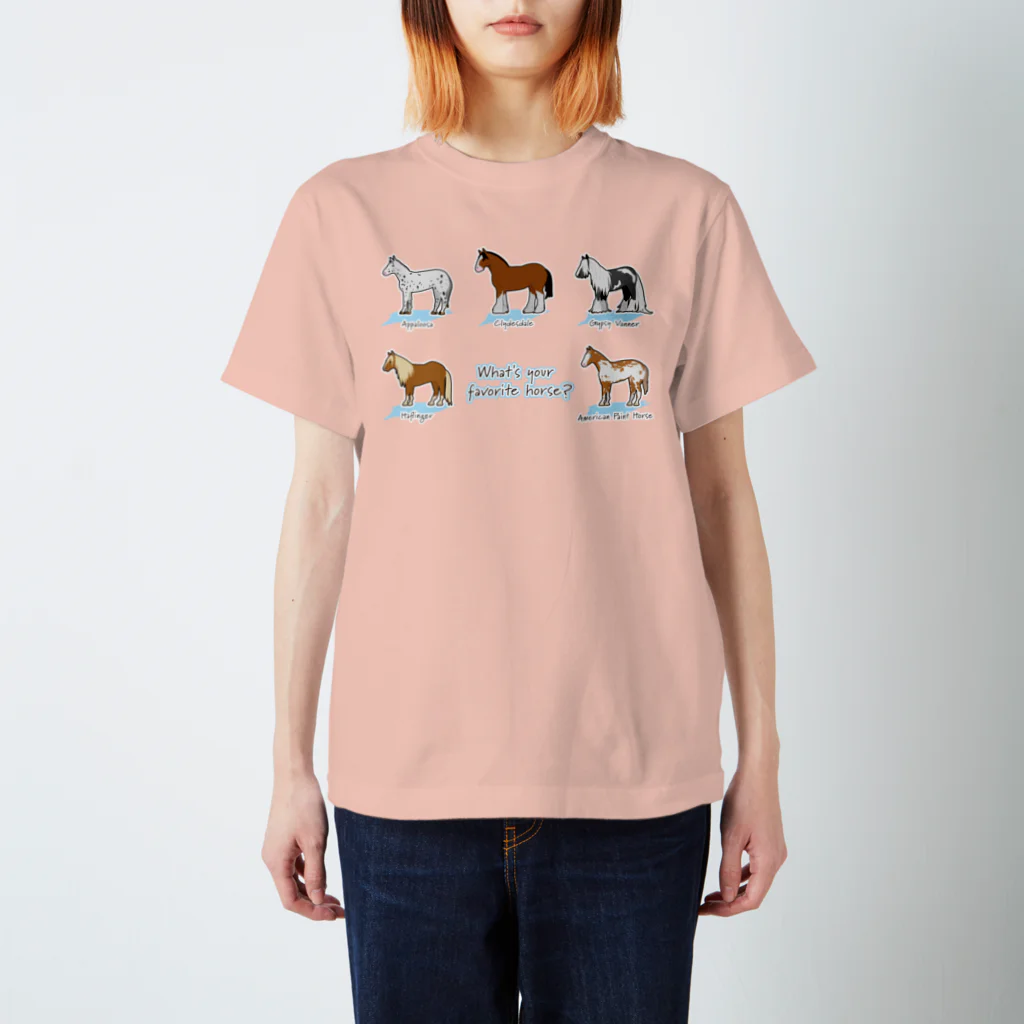 UMANIACの世界の馬たち① スタンダードTシャツ