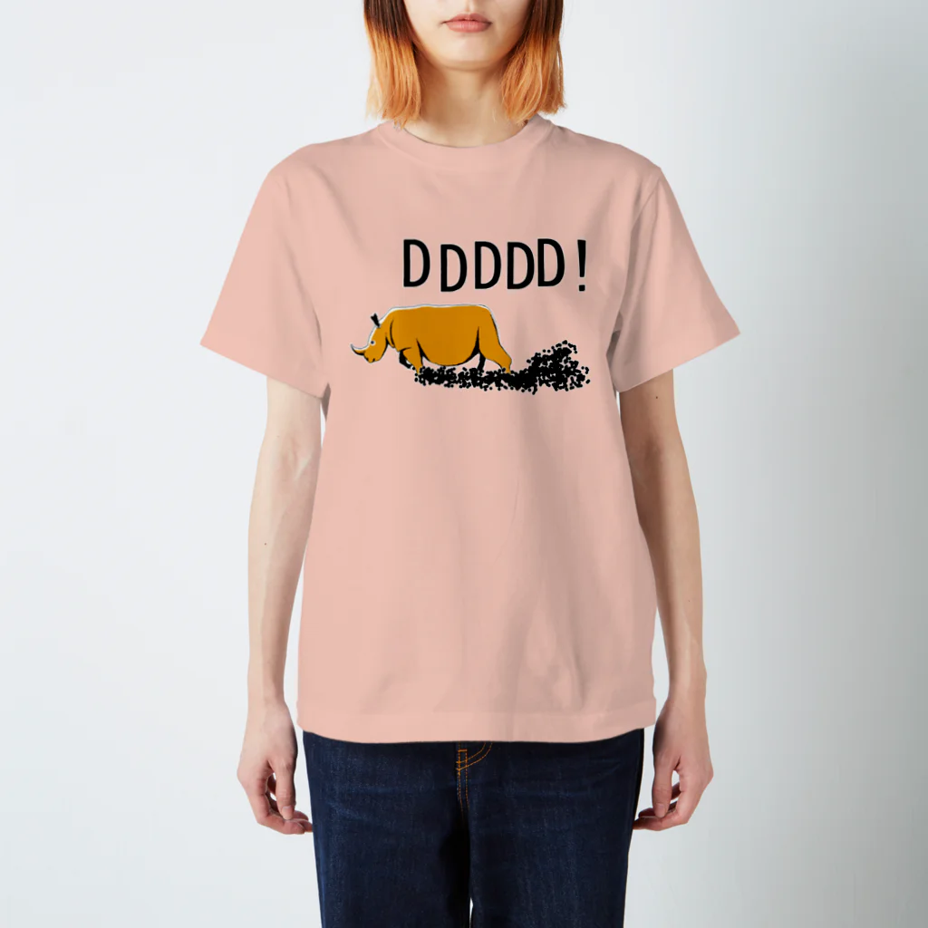 NIKORASU GOのサイのTシャツ「どどどどど」 スタンダードTシャツ