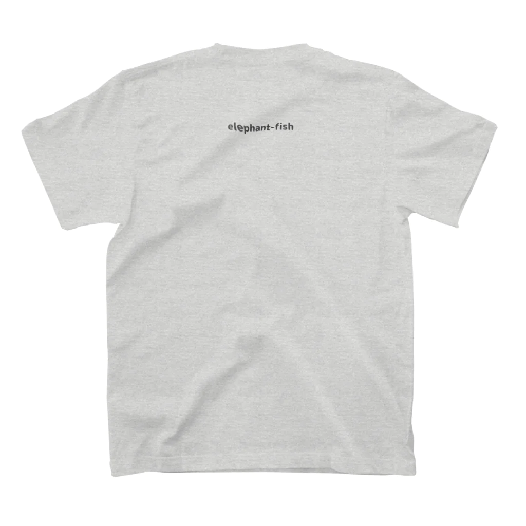 elephant-fishのシンプルアー３ Regular Fit T-Shirtの裏面