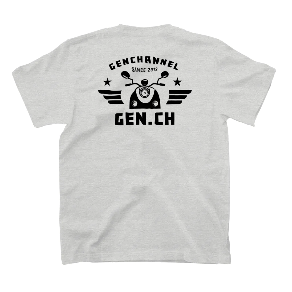 原付専門店　げんチャんねるのちょこみ　GENch ver. Regular Fit T-Shirtの裏面