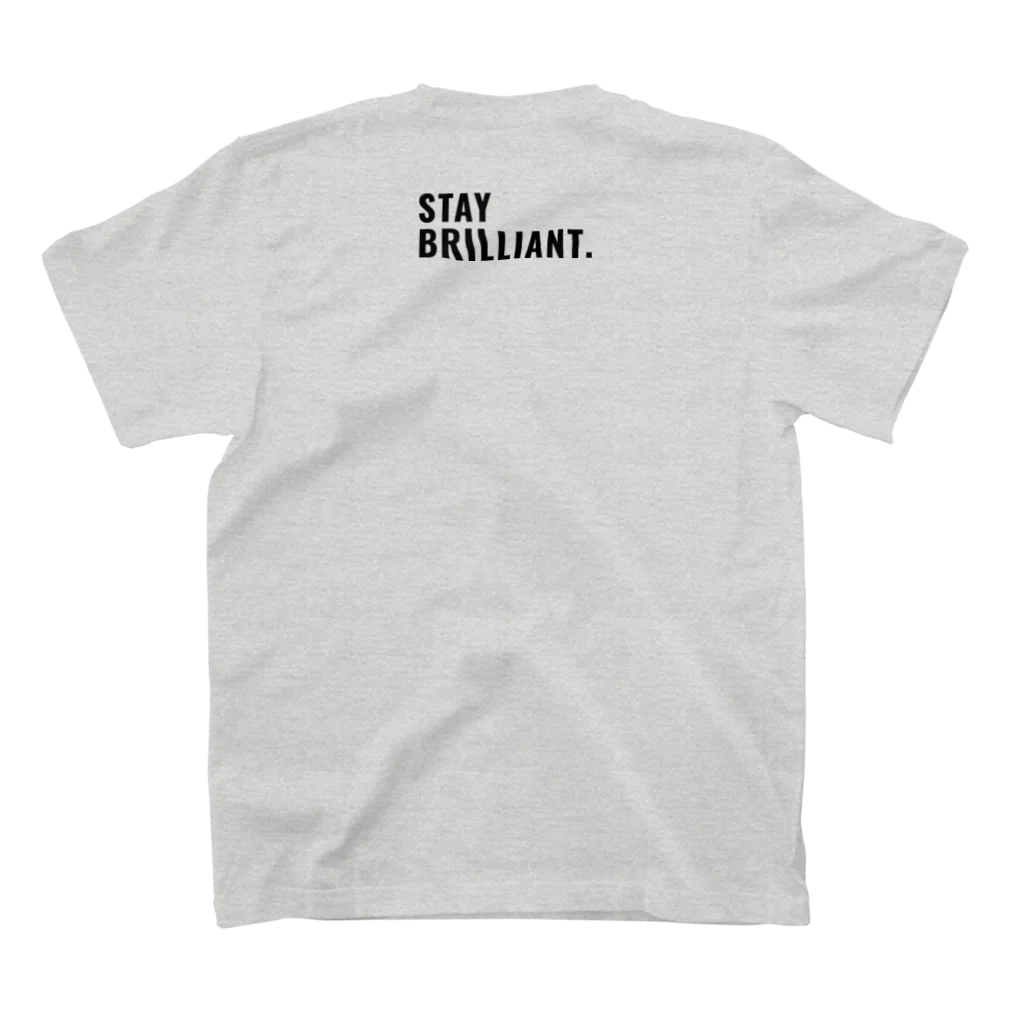 MM-Pleasant_CompanionsのSTAY BRILLANT スタンダードTシャツの裏面