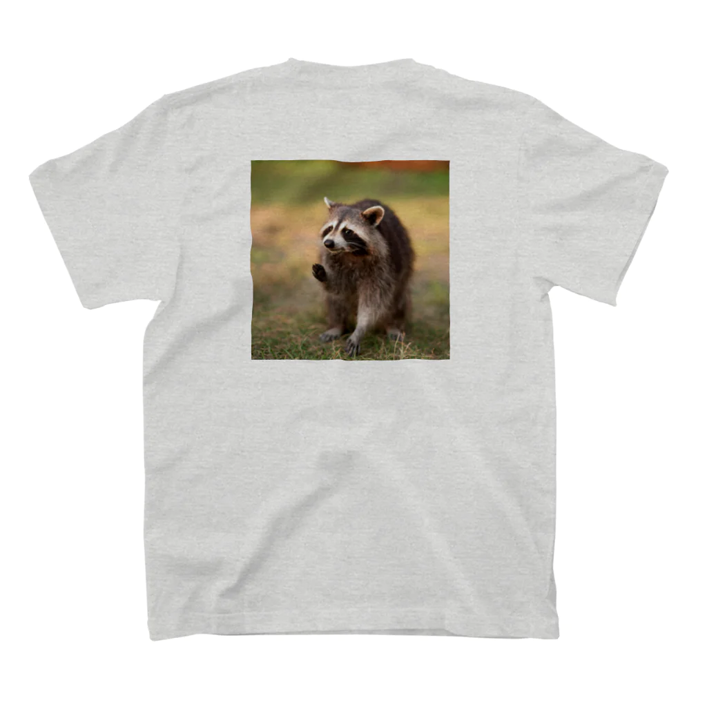Raccoon Cool PlanetのRaccoon Cool Planet Regular Fit T-Shirtの裏面