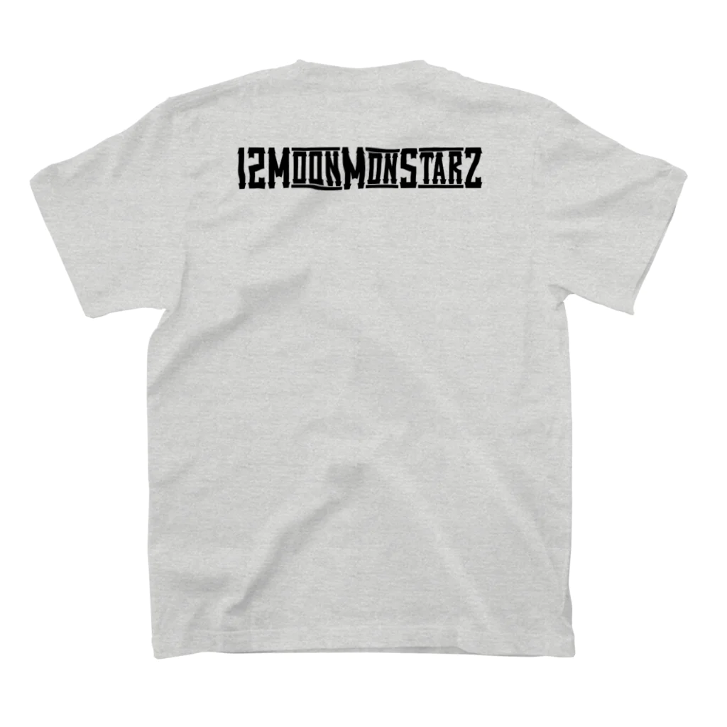 【12moonMonstarＺ】トゥエルブムーンモンスターズの犯罪者フォト スタンダードTシャツの裏面