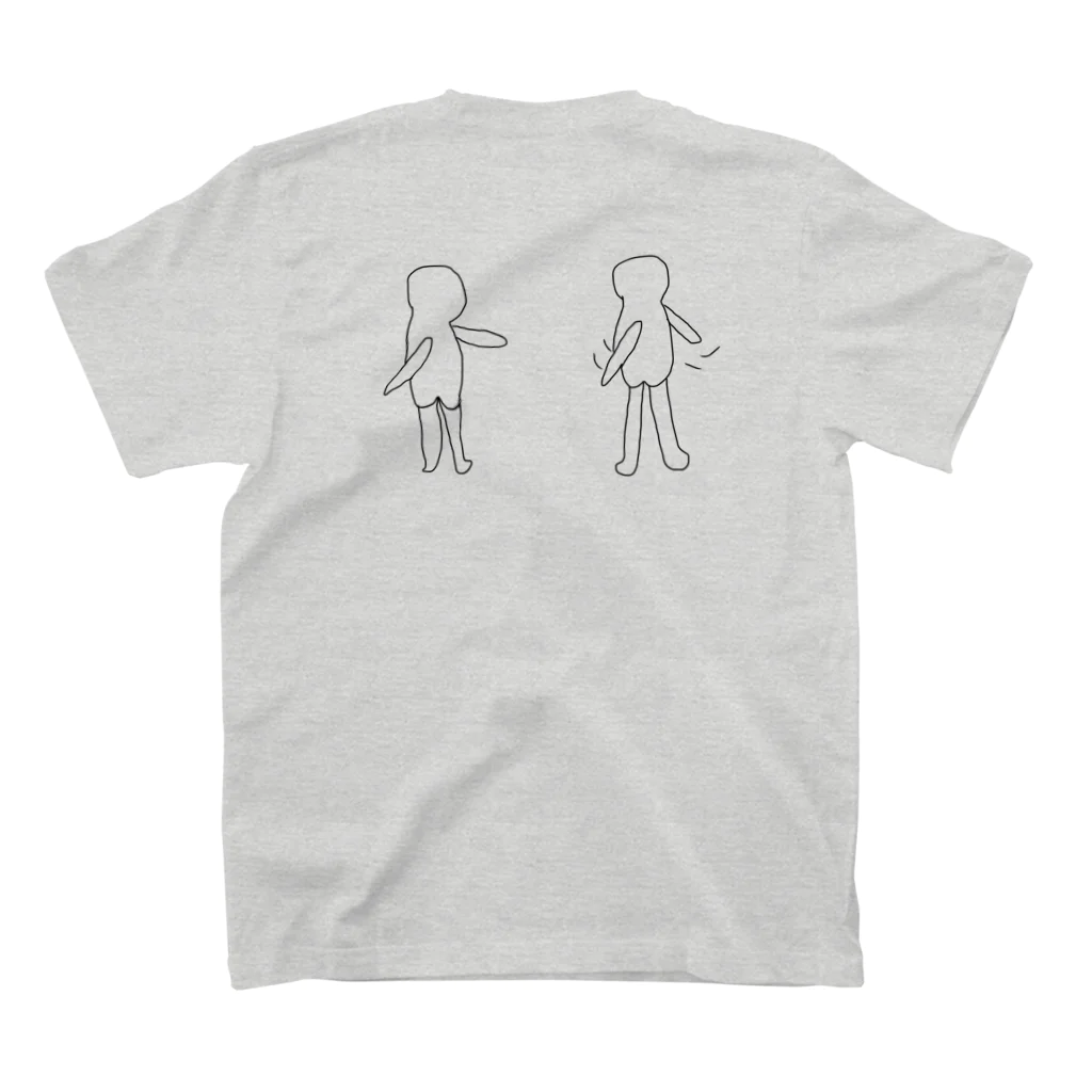 siyumi artのラジオ体操（ひねりの運動） Regular Fit T-Shirtの裏面