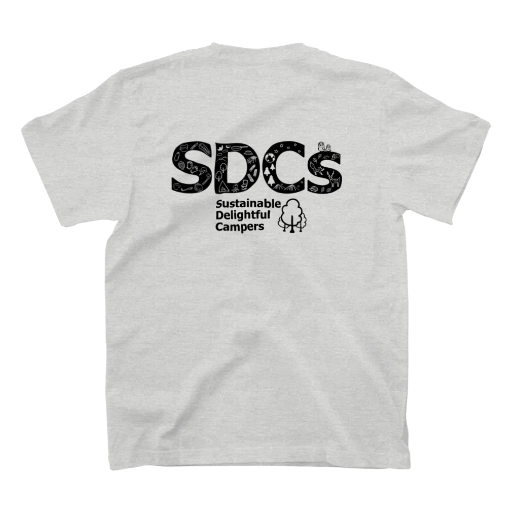 Too fool campers Shop!のSDCsキャンペーン ゆるBUSHコラボ(黒文字) Regular Fit T-Shirtの裏面