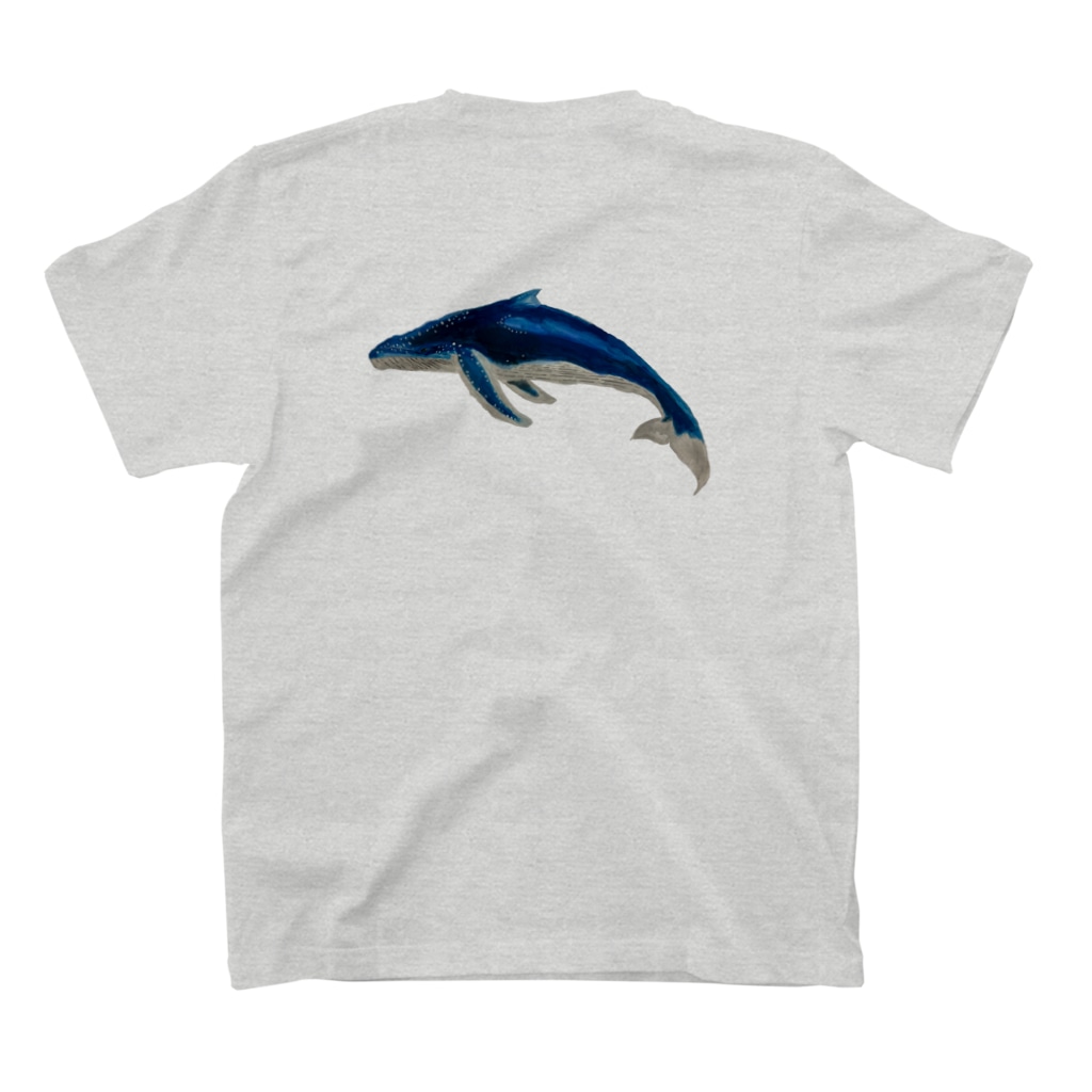 Coshi-Mild-Wildのザトウくじらだよ🐋 Regular Fit T-Shirtの裏面