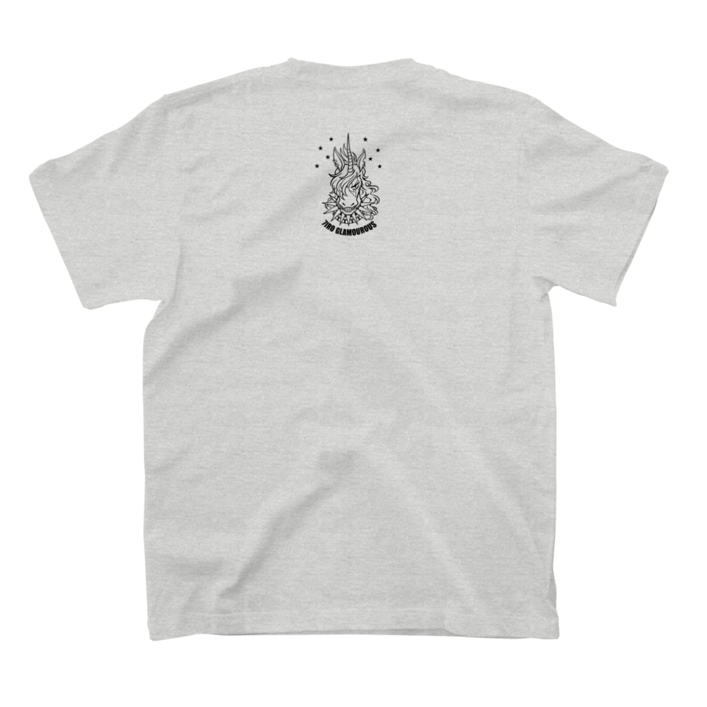 7IRO GLAMOUROUSの7IRO GLAMOUROUS＜白、淡色系＞ロゴTシャツ Regular Fit T-Shirtの裏面