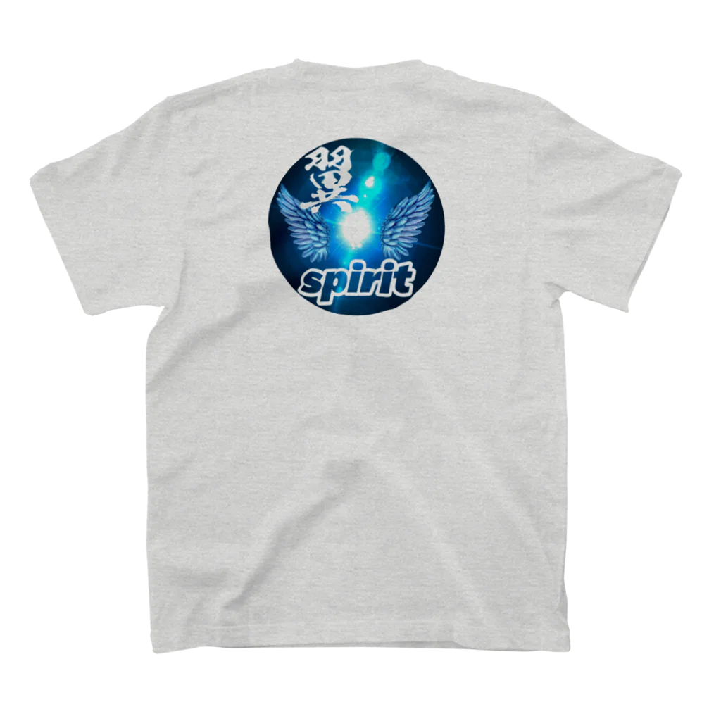 翼spirit 【翼スピリット】の翼spirit 0号　【真理探求channel】 Regular Fit T-Shirtの裏面