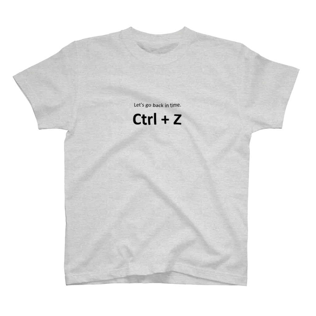 PACTの時を戻そうCtrl＋Z スタンダードTシャツ