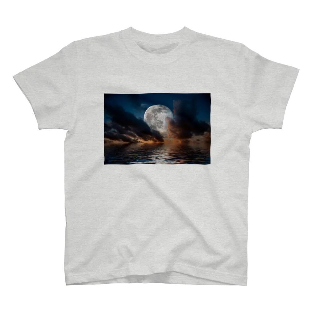 タツノオトシゴローズのthe moon no.2 Regular Fit T-Shirt