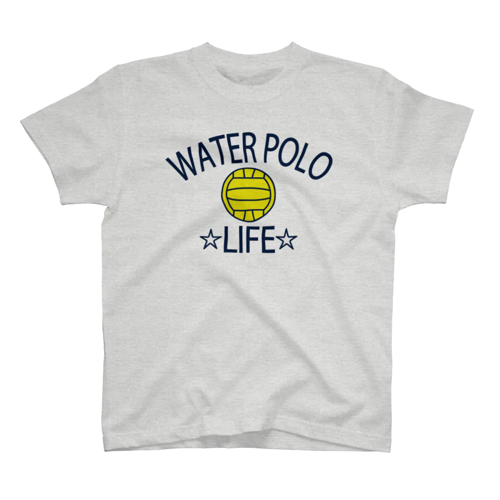 sports_tower スポーツタワーの水球(すいきゅう)(water polo)・アイテム・デザイン・Tシャツ・チームT・かっこいい・かわいい・クラブT・球技・得点・ボール・選手・ポジション・部活・スポーツ・シンプル・チームワーク Regular Fit T-Shirt