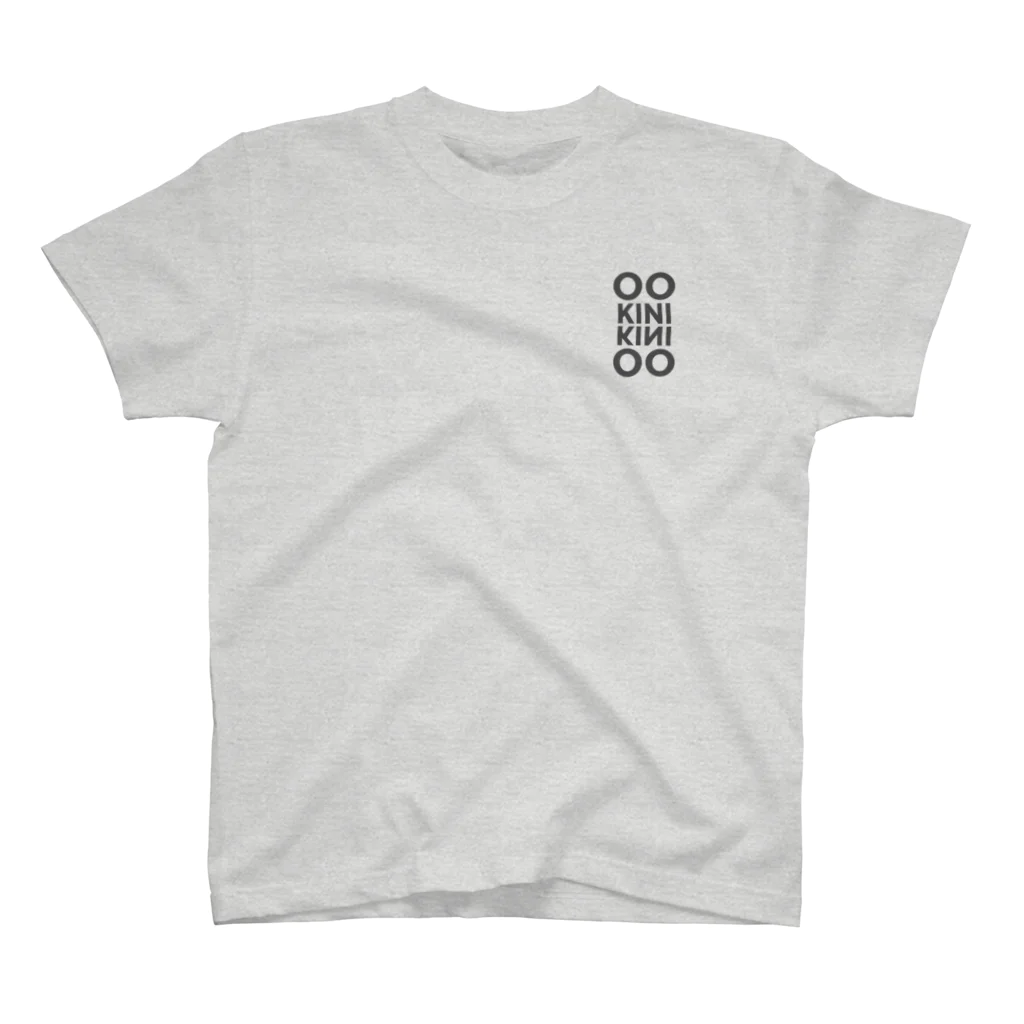 KYOTOSSのOOKINI GRAY Standard T-shirt スタンダードTシャツ