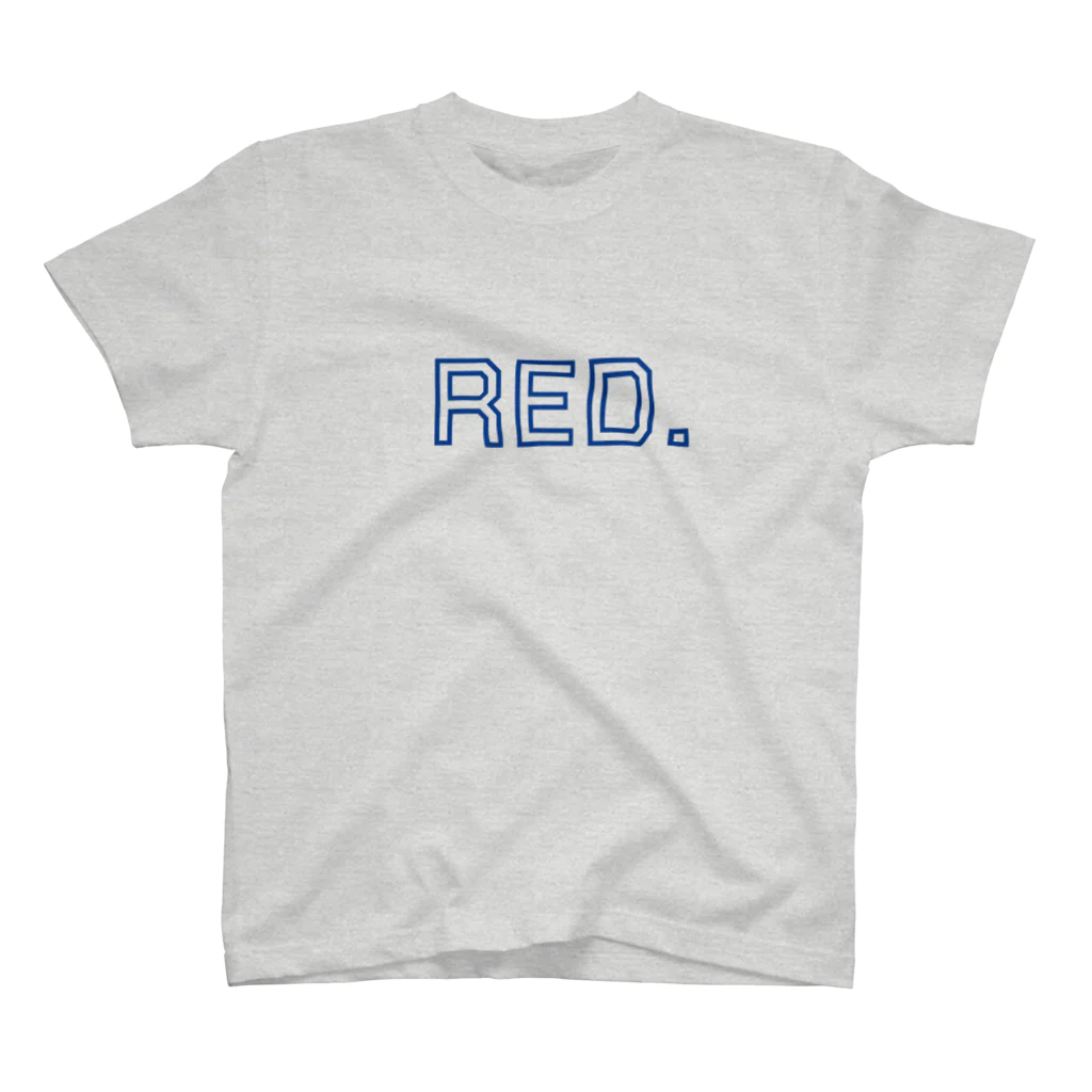 choi.のBLUEでRED。 Regular Fit T-Shirt