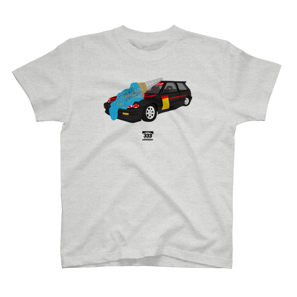 コンビニエンス333の旧車にアイス スタンダードTシャツ