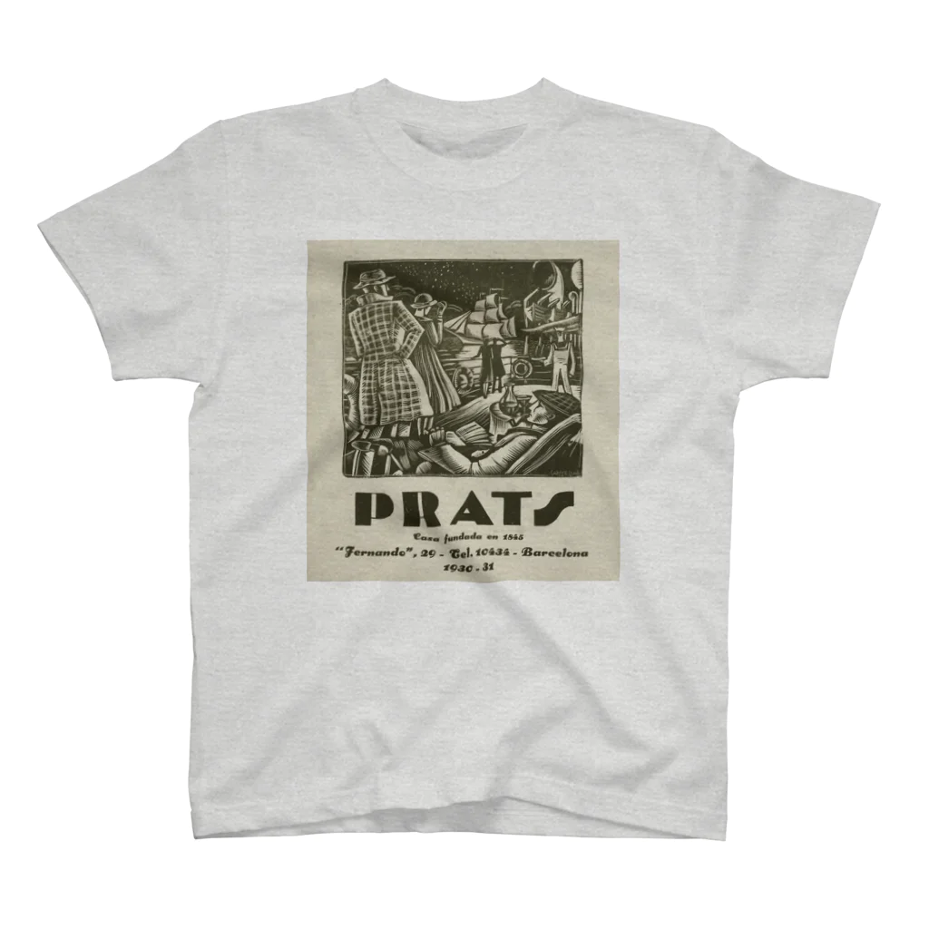 YS VINTAGE WORKSのスペイン・バルセロナ　1930年　PRATS Regular Fit T-Shirt