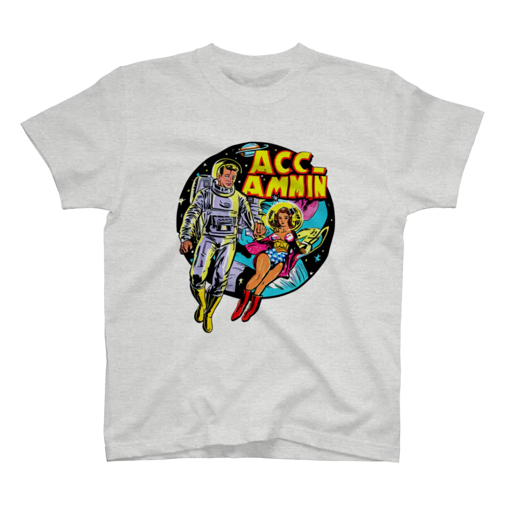 islandmoon13の宇宙の男女　　昔のアメコミ風 Regular Fit T-Shirt