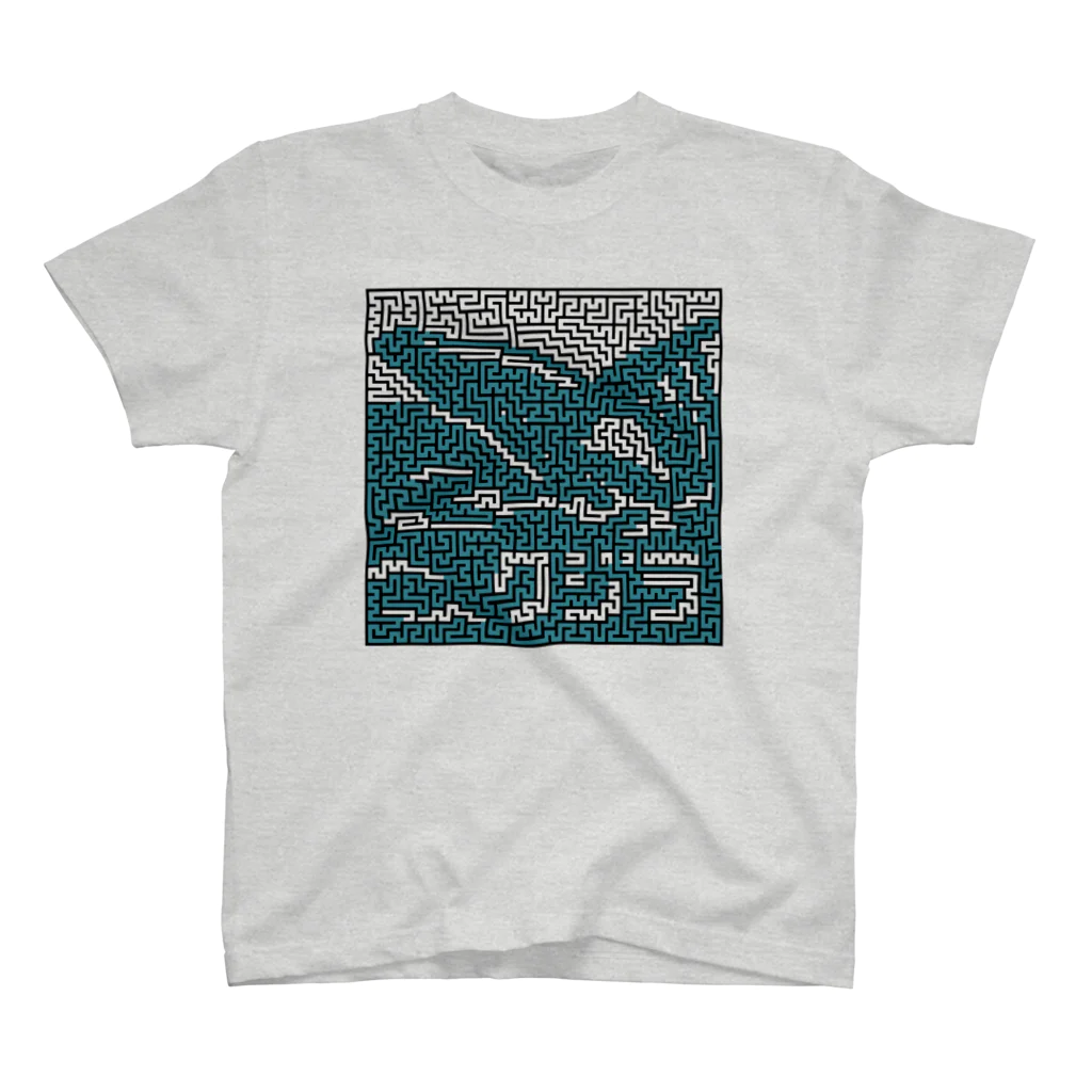 四代目久万七の迷路でクジラ③ スタンダードTシャツ