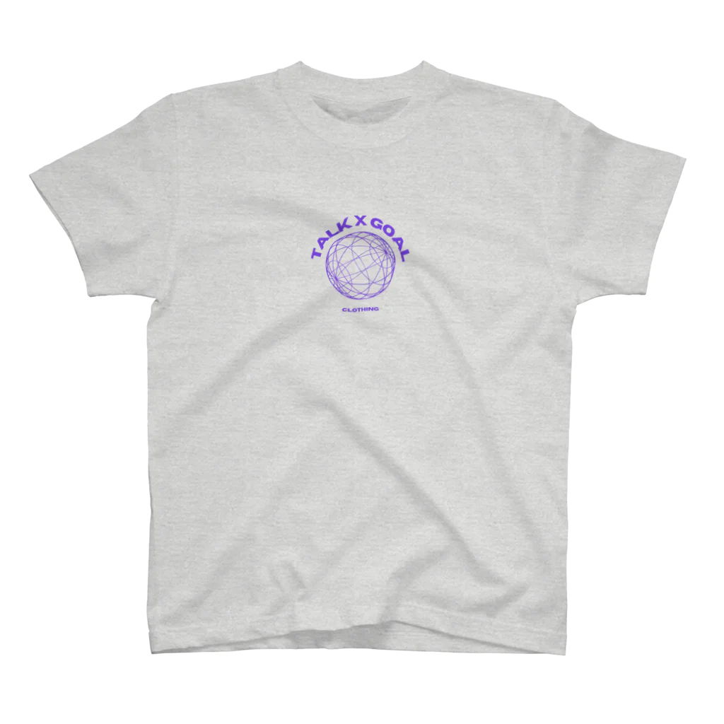 TALK X GOAL CLOTHINGのPURPLE LOGO Collections Regular Fit T-Shirt