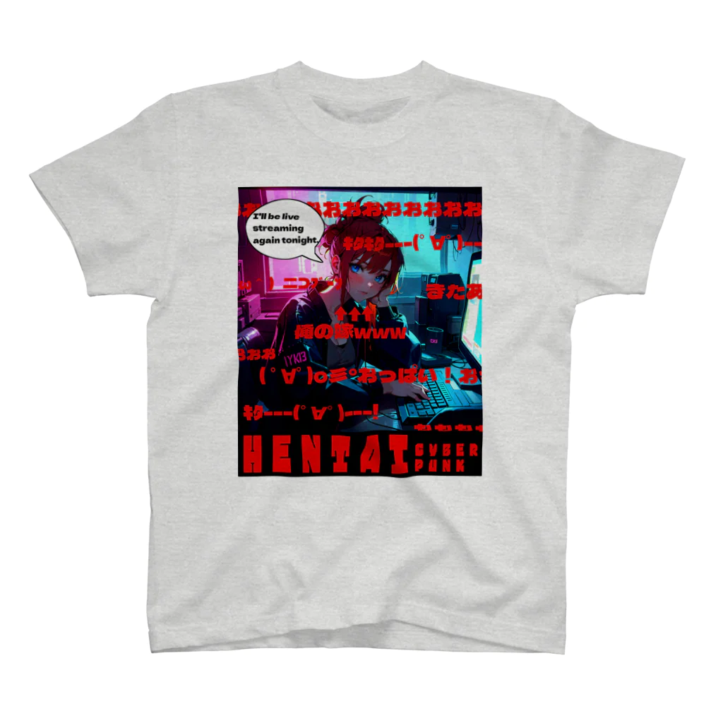 Hentai Cyberpunkのniconico girl Regular Fit T-Shirt