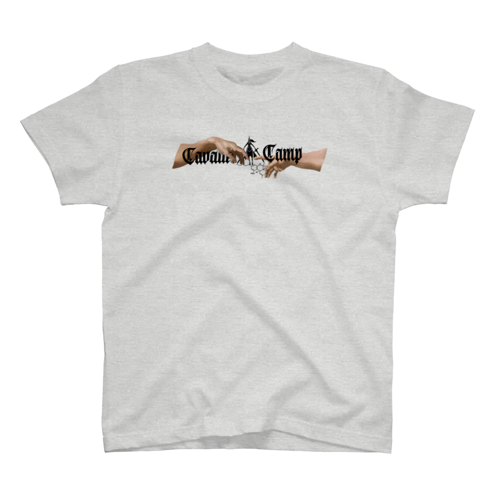 Cavalier Campの「The Creation of Cavalier」Black Logo Regular Fit T-Shirt