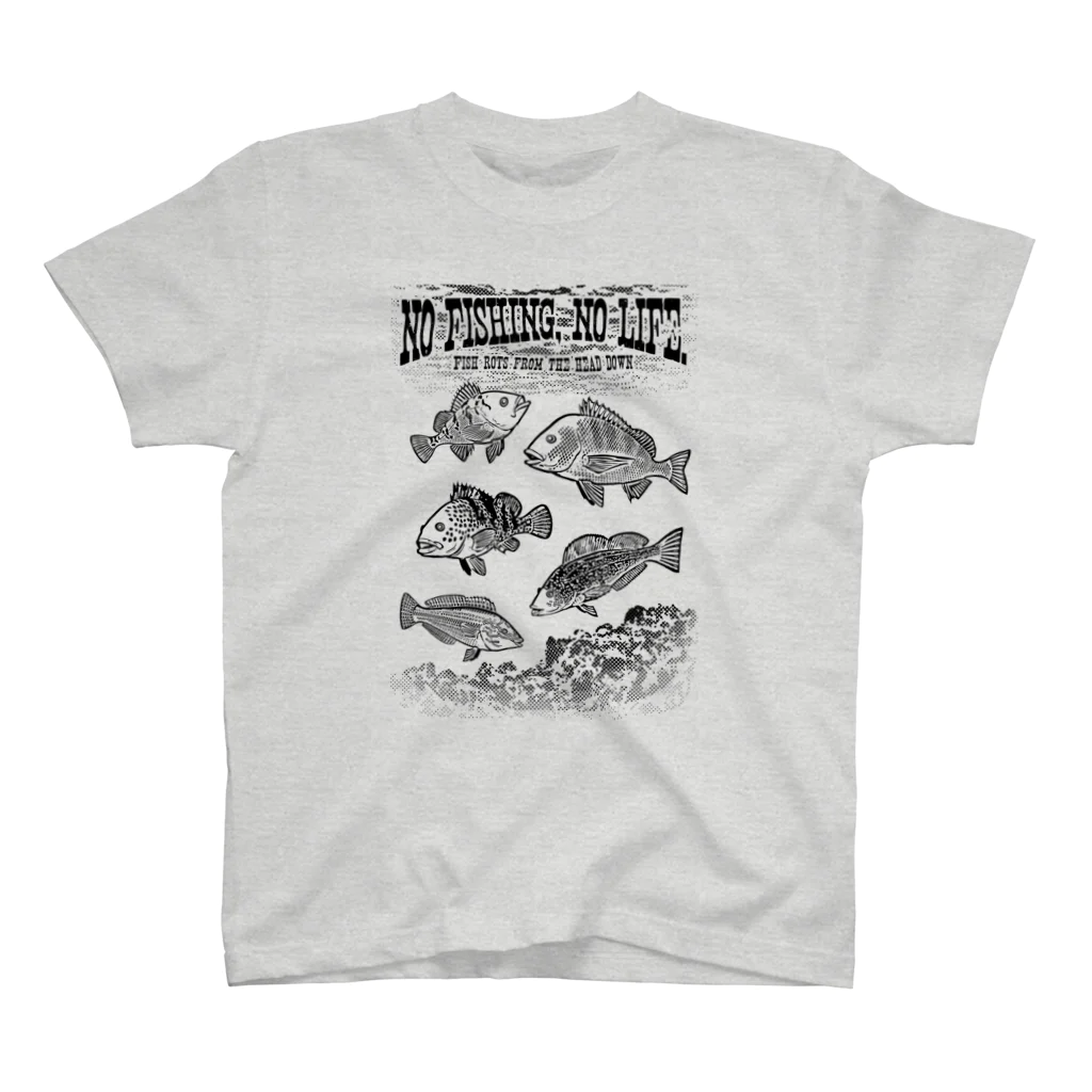 猫と釣り人のFishing_S2_K Regular Fit T-Shirt