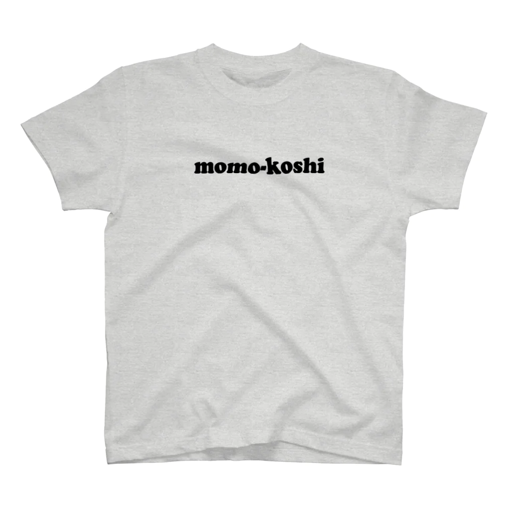 Mild Surf Clubのmomo-koshi ロゴ黒 スタンダードTシャツ