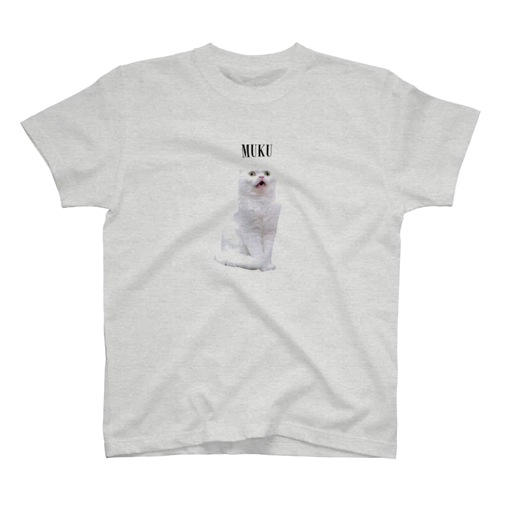 moromi_mukuの驚き猫 Regular Fit T-Shirt