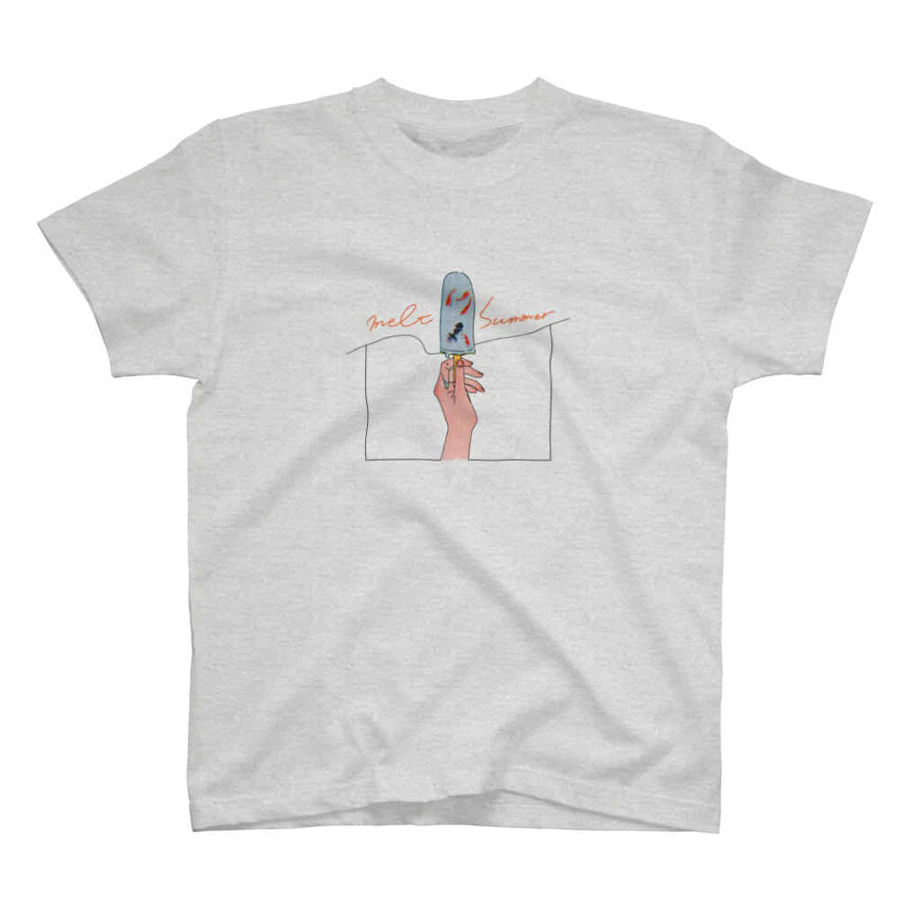 outciderのmelt summer (透明) スタンダードTシャツ