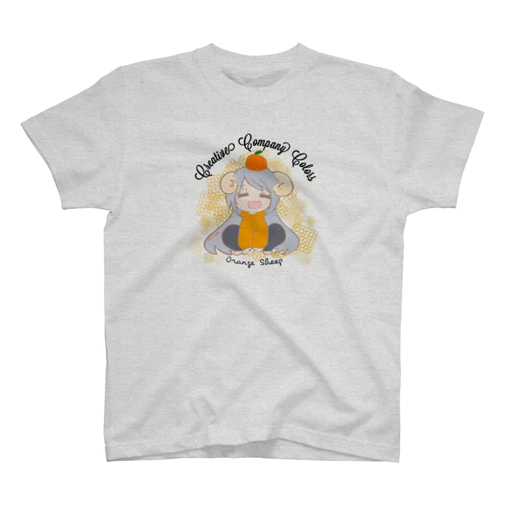 CCC STORES出張所の【ひつじのりさ】Tシャツ design by 山内里紗 スタンダードTシャツ