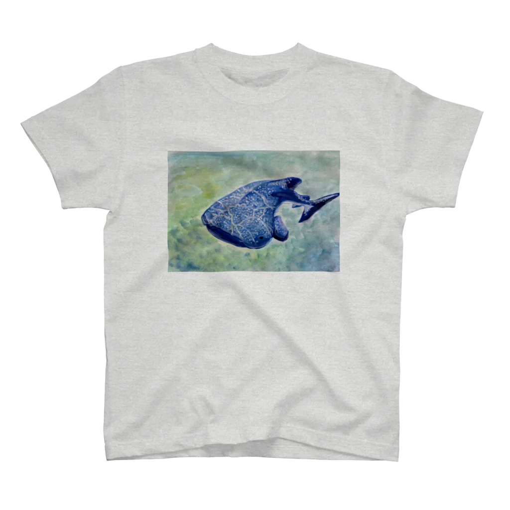 Le petit bonheurの絵画シリーズ(ジンベエザメ) Regular Fit T-Shirt