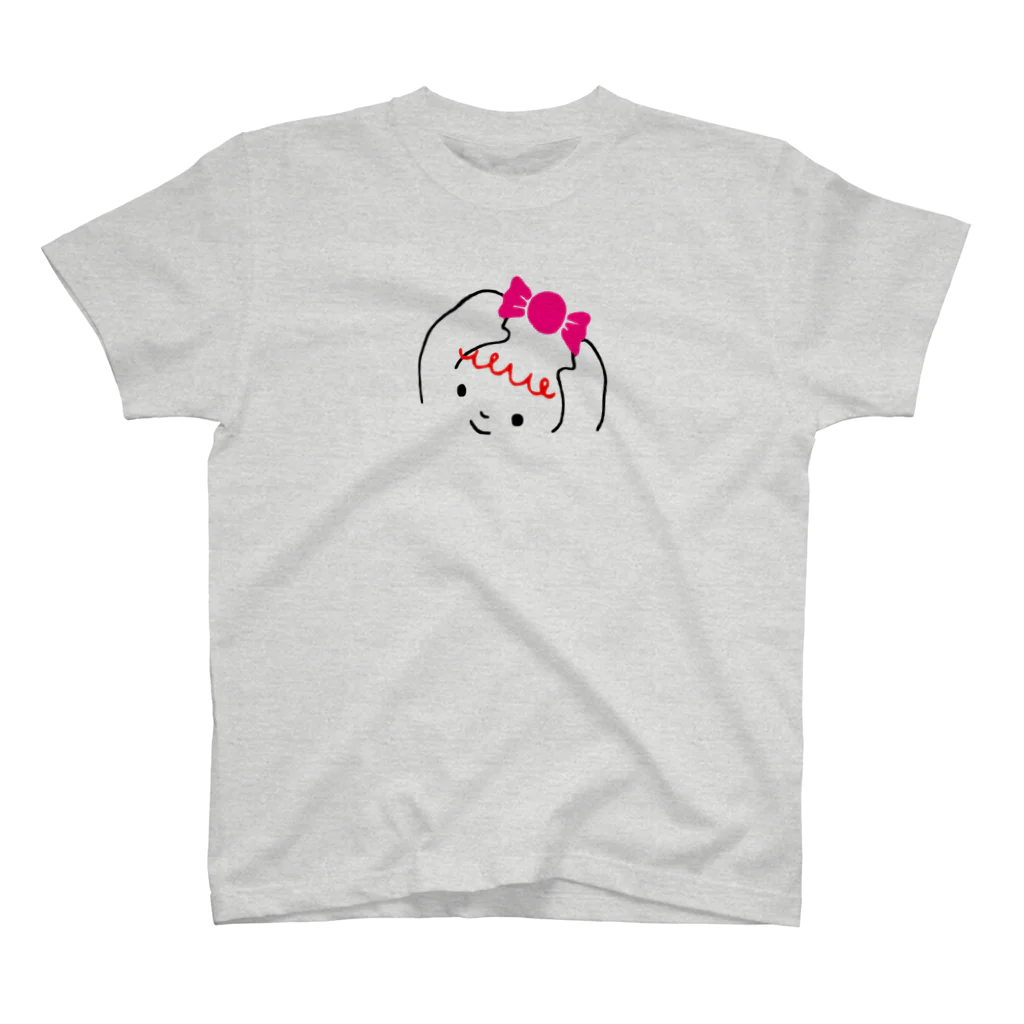 ふわふわ色emiのハッピーちゃん スタンダードTシャツ