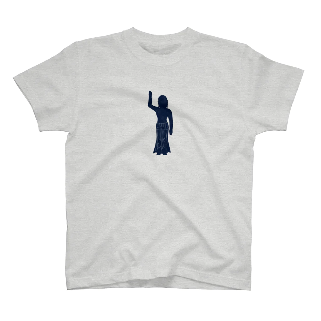 山の門のおはなまつり（紺） Regular Fit T-Shirt
