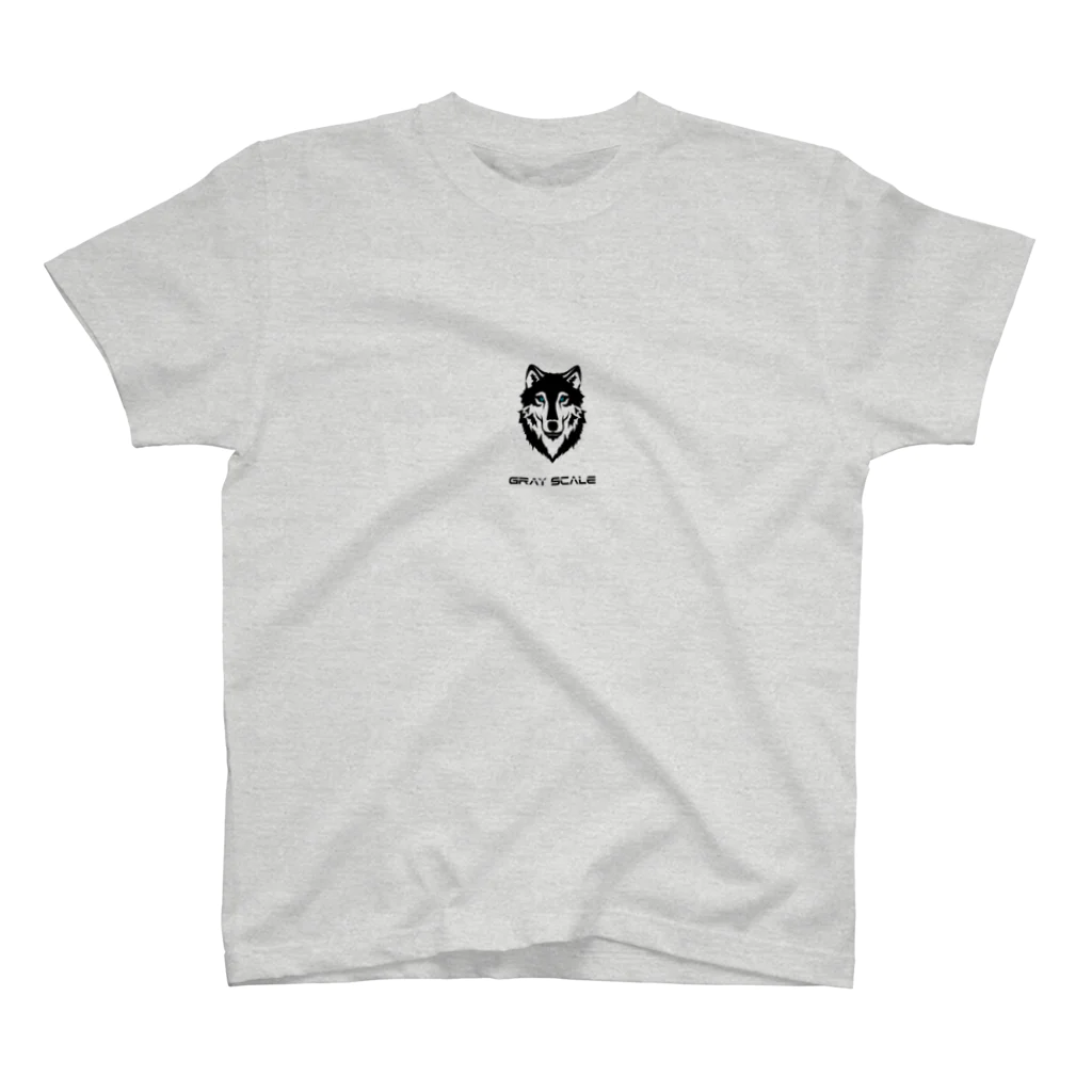 PoooompadoooourのGRAY SCALE ロゴ スタンダードTシャツ