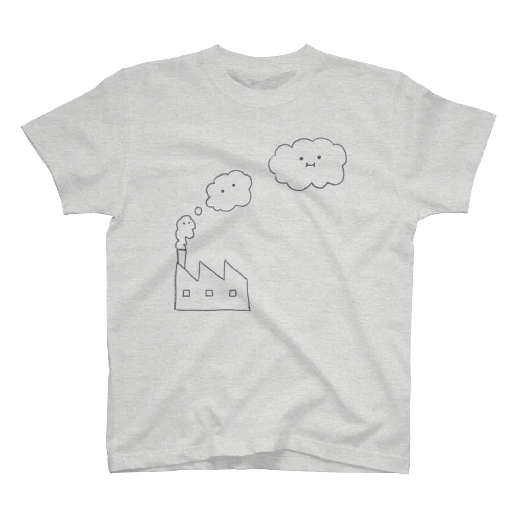 理系のらくがきの雲のでき方？？ スタンダードTシャツ