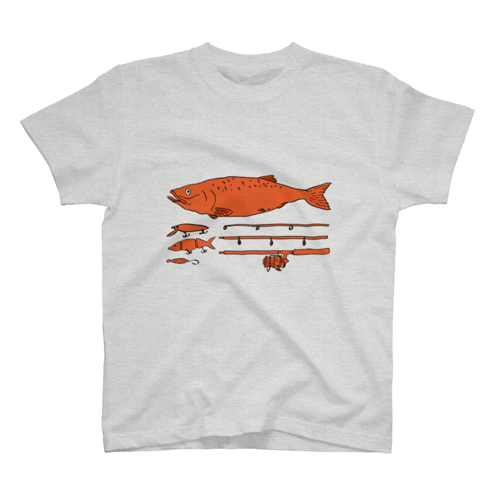 ワディ/Flyer ShopのSalmon Fishing スタンダードTシャツ