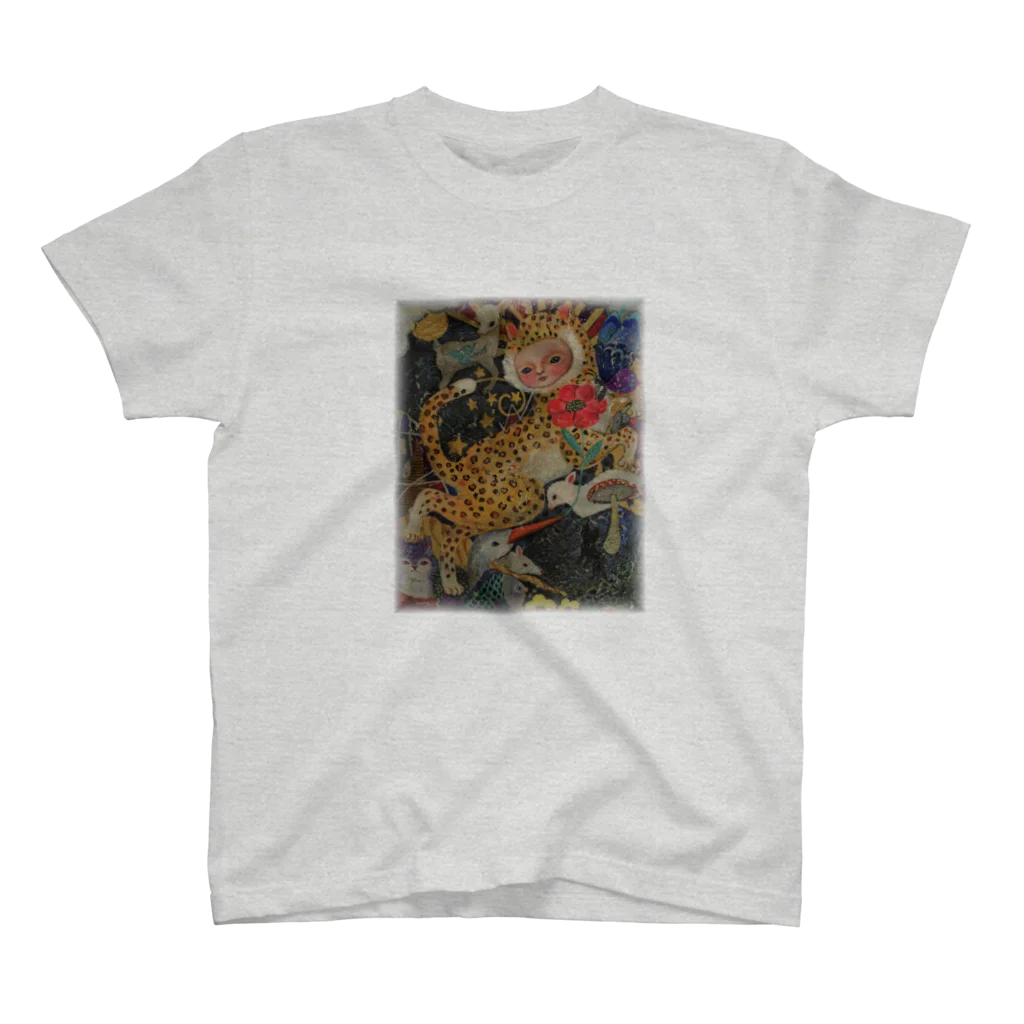 ヤマネコ。の部屋のlucky cat Regular Fit T-Shirt