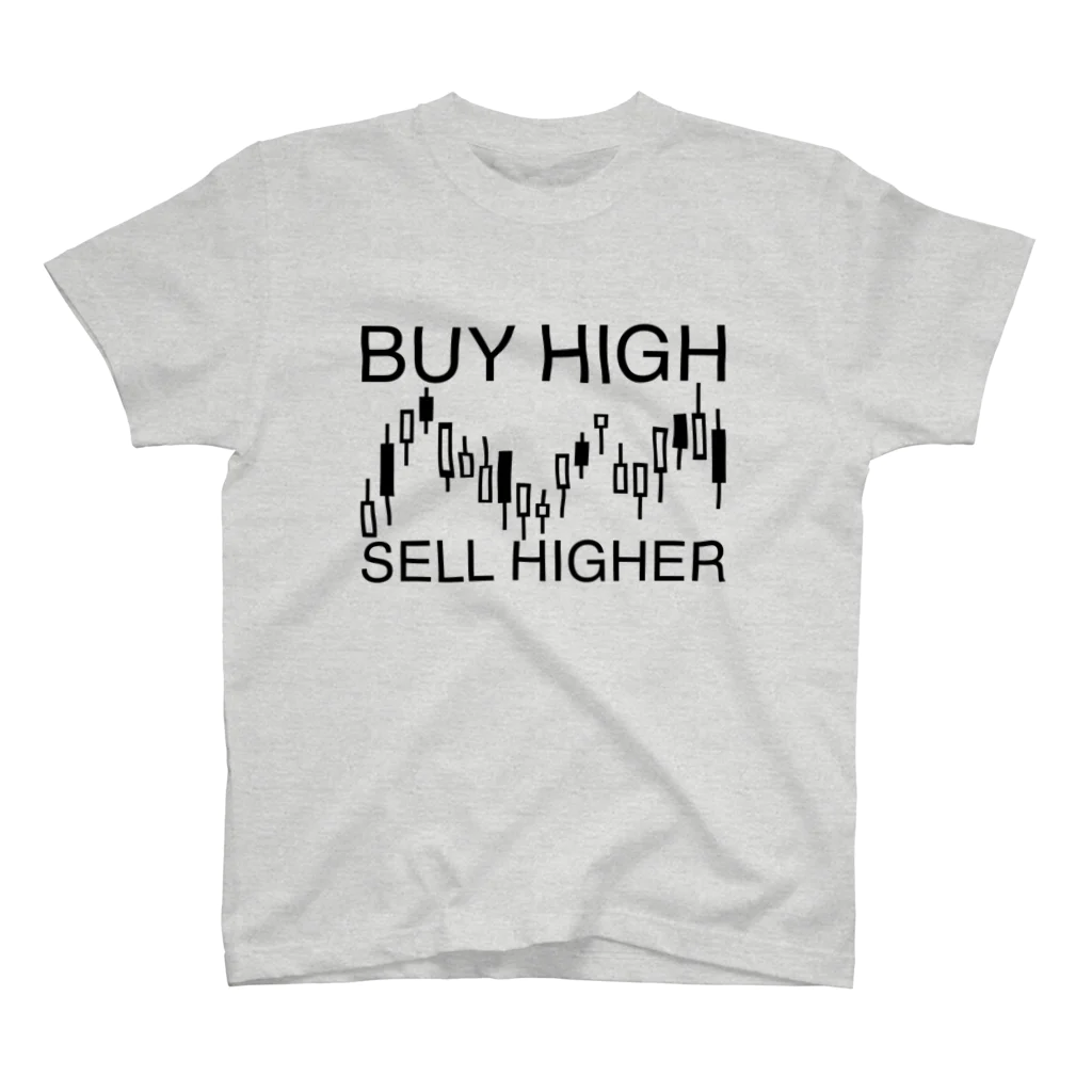 AURA_HYSTERICAのBuy high, sell higher Regular Fit T-Shirt