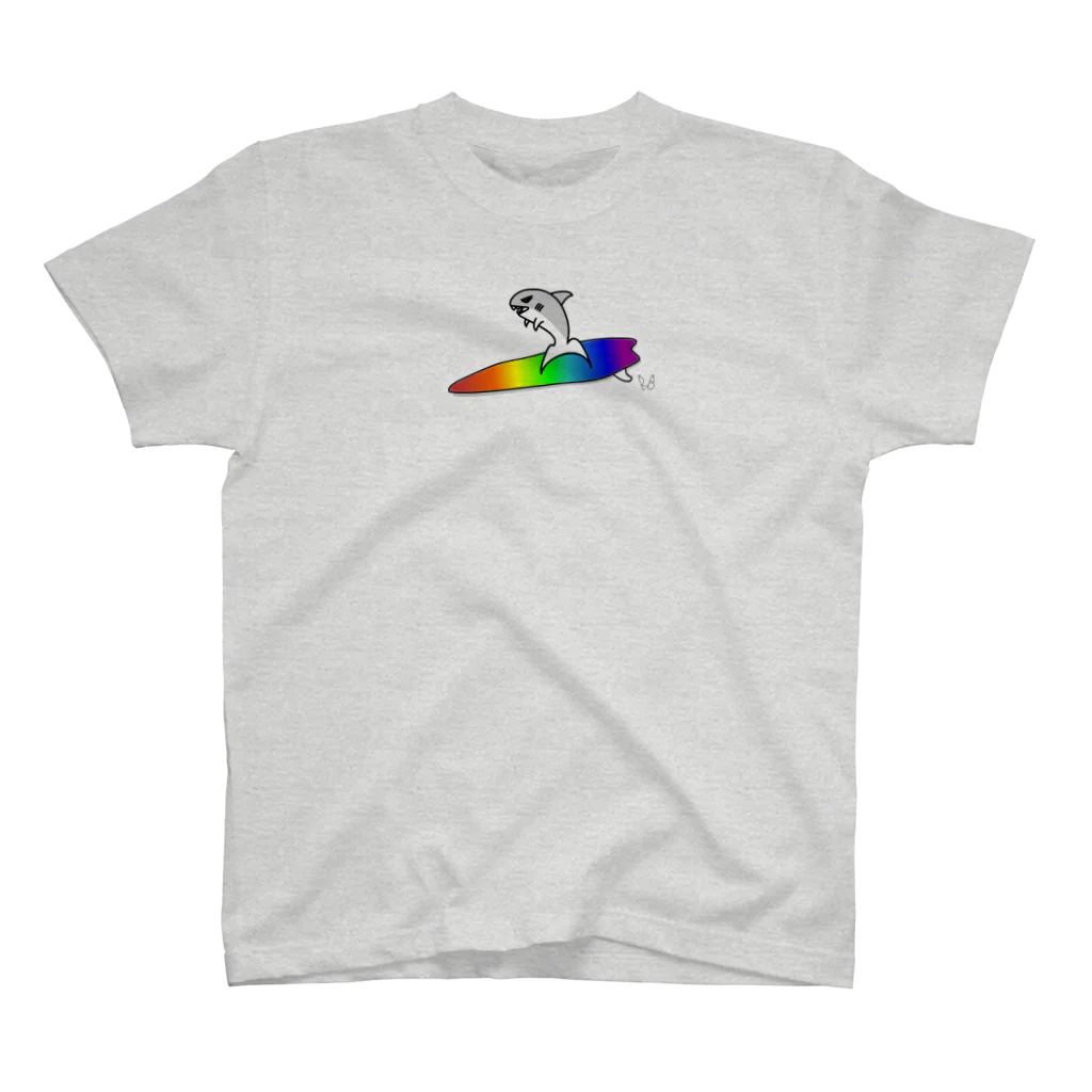 RAINBOW（レインボー）のシャークボーいい波のってんねぇ スタンダードTシャツ