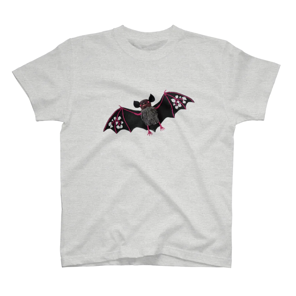 水島ひねの黒蝙蝠 スタンダードTシャツ