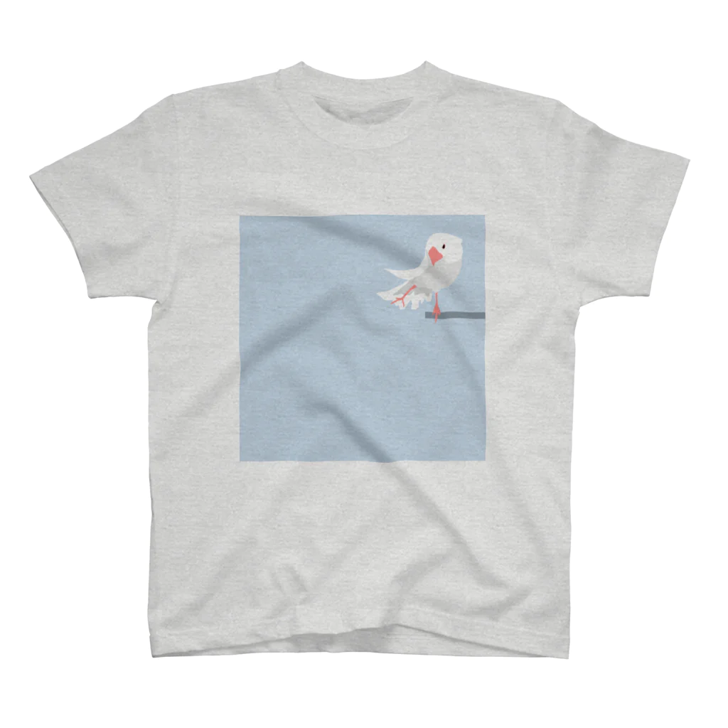 TKMTS STOREの文鳥すさー スタンダードTシャツ