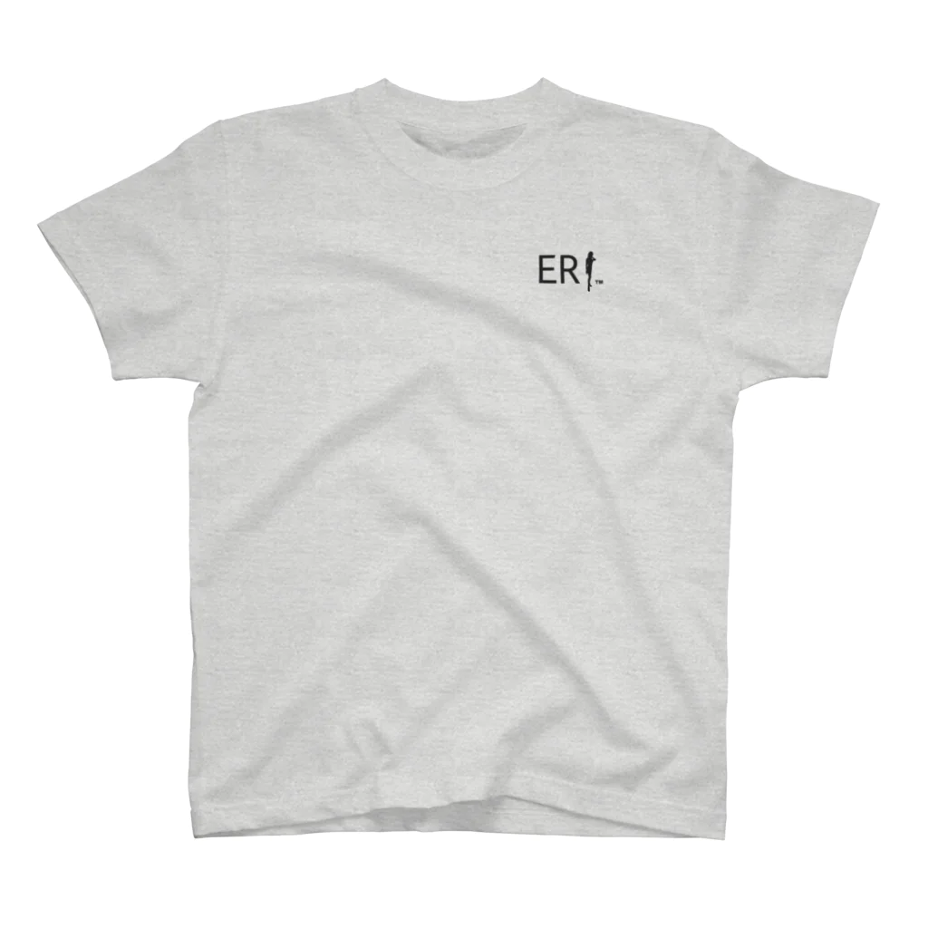 ERIのERI ロゴ アッシュ スタンダードTシャツ