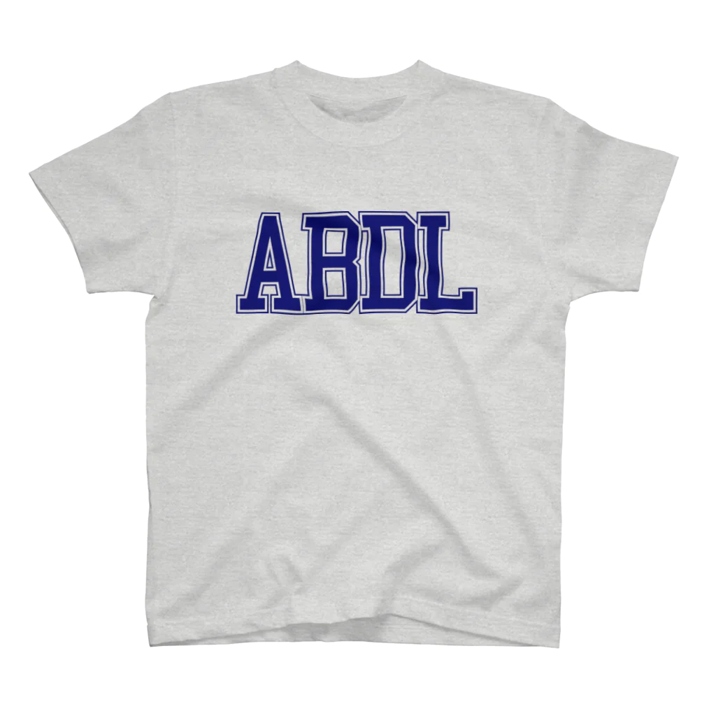 ABDL wearのABDL カレッジ（ネイビーロゴ） スタンダードTシャツ