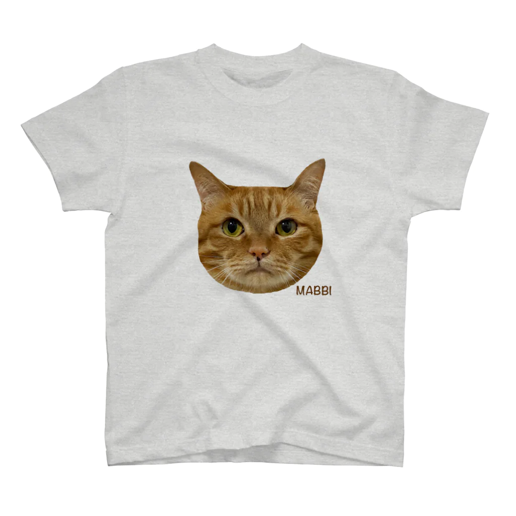 猫カフェ ぶぅたんグッズショップの絵文字マビくん Regular Fit T-Shirt