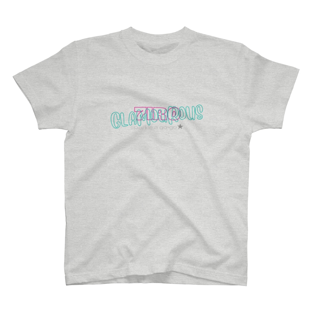 7IRO GLAMOUROUSの7IRO GLAMOUROUS＜白、淡色系＞ロゴTシャツ Regular Fit T-Shirt