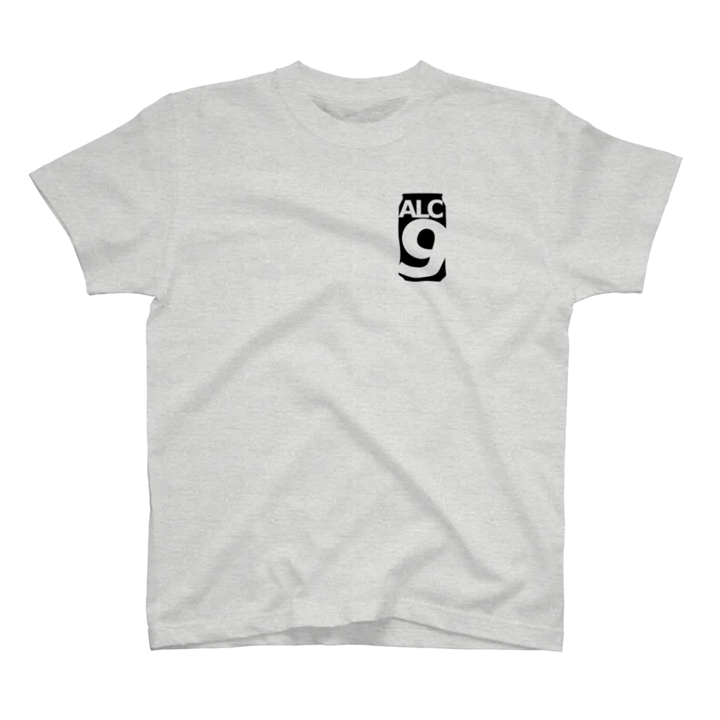 【ALC.9】alcohol nine -196℃のALC.9 alcohol nine simple 【stokan】 スタンダードTシャツ